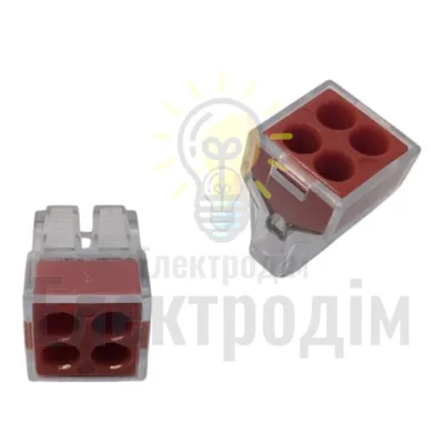 Клема 4-отвори 773-104 1022580 — купити в Електродім