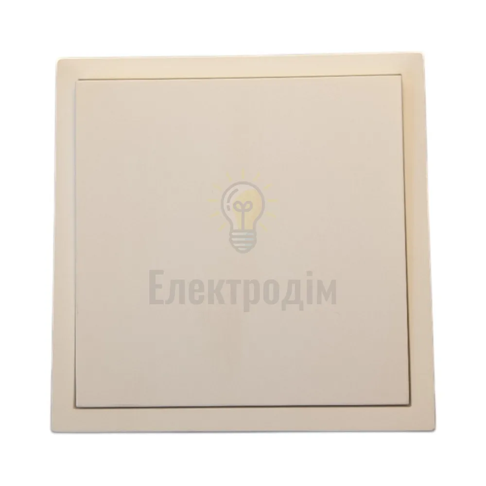EV111V-W вимикач 1-кл., механізм білий 10А Soft 80707  - фото 1