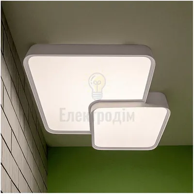AL6420ARD 60W квадрат 5100Lm 3000K-6500K 500*500*80mm TOUCH S 80244 — купити в Електродім