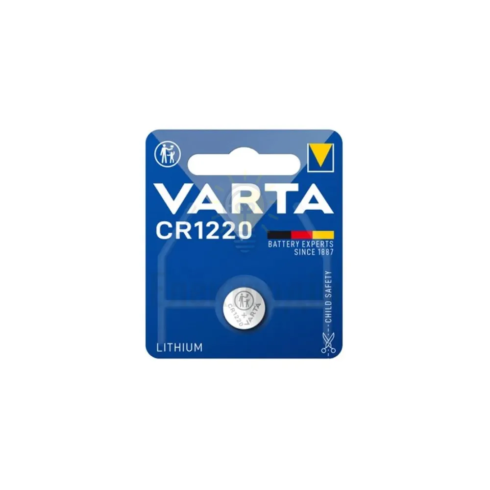 Батарейка VARTA CR 1220 (блістер-1 шт.) 6220101401 