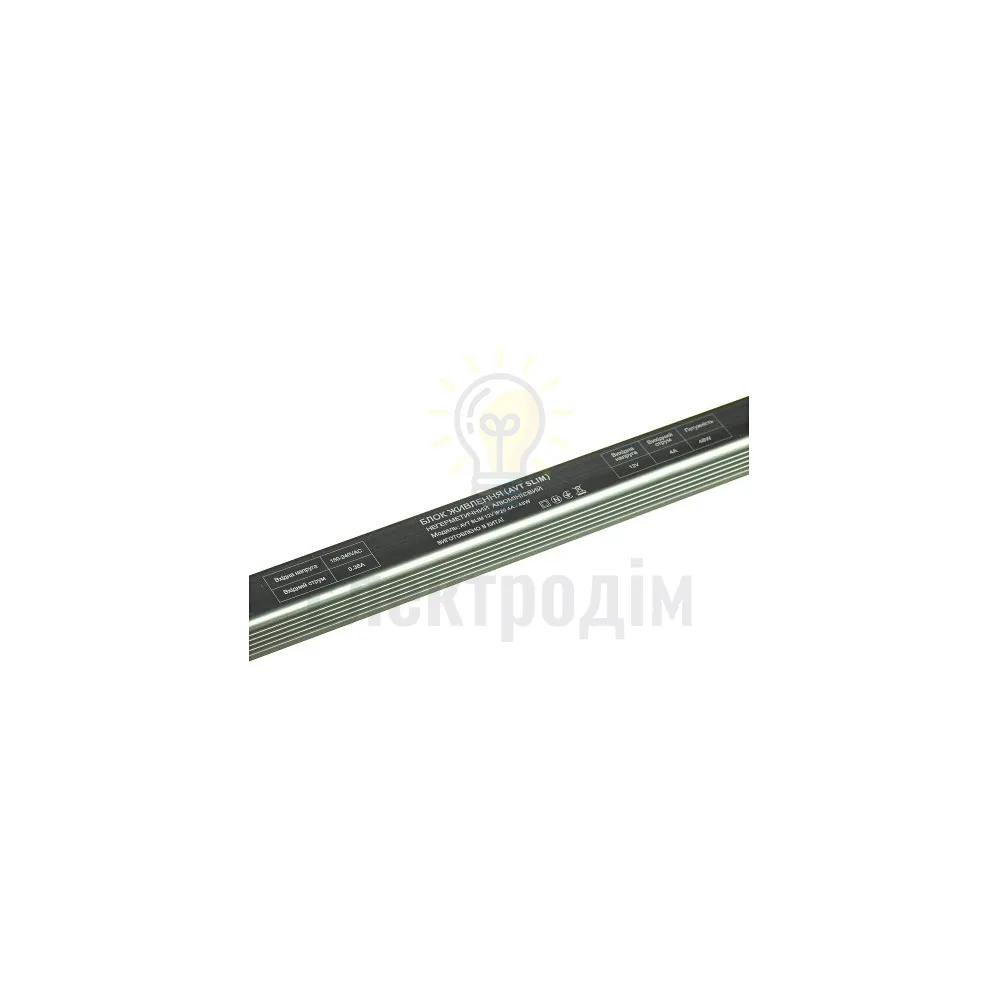Блок  живлення 12В AVT SLIM AVT SLIM IP20 4А - 48W 1021912  - фото 2