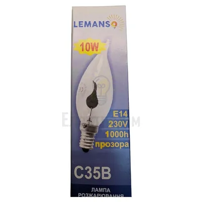 Lemanso Лампа Lemanso  C35B 10W E14 мерехтлива 97654 — купити в Електродім