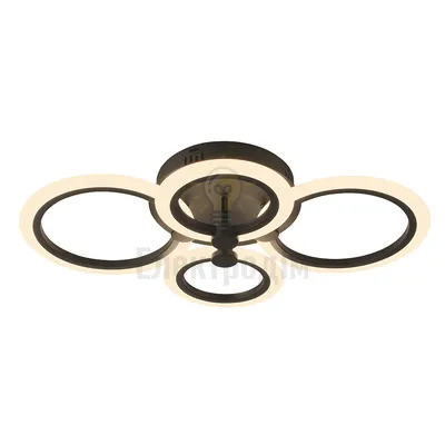 LED світильник VELMAX V-СL-NAOMI-R, max 65W, 3000K-6500K, 4500Lm, пульт ДК 23-43-33 — купити в Електродім