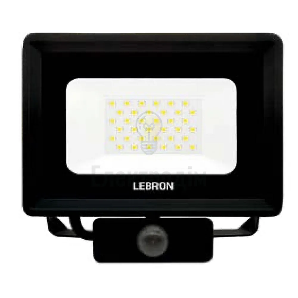 LED прожектор LEBRON LF-20S, 20W, 6500K, 1600Lm, 220V, д.руху ІР65 17-12-22 