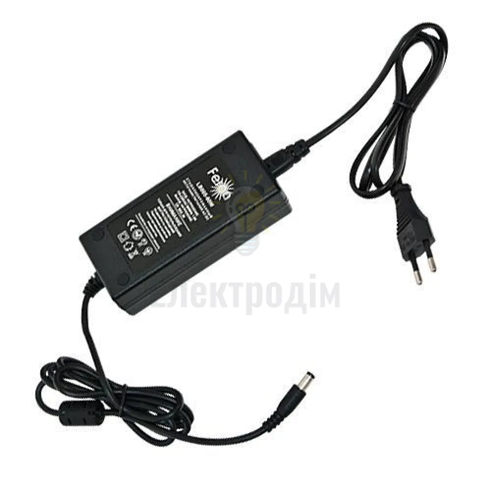 Трансформатор електронний для світлод. стрічки LB005 30W 12V (шнур 1,2м) 21489  - фото 1