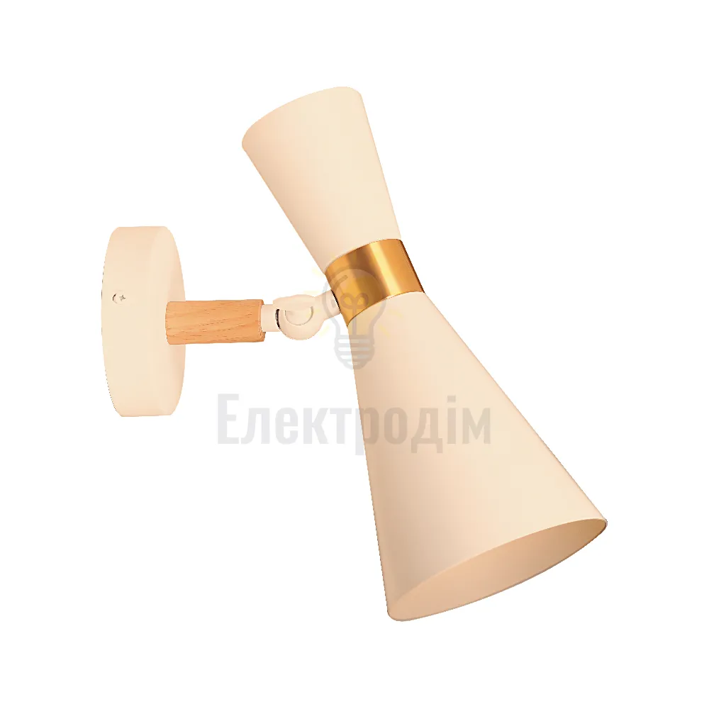 Світильник VELMAX V-WL-TRUMPET-Wh-Gr max 60W, E27, 220V 23-13-58 