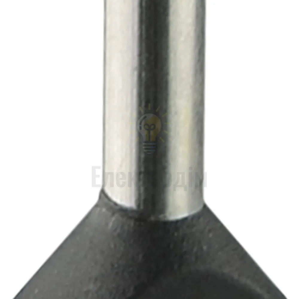 Наконечник трубчастий АСКО TE 1,5-12 чорний (100 шт.) A0060120007  - фото 1