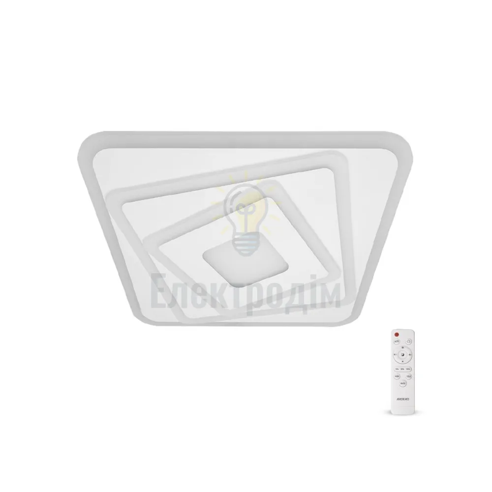 AL6112ARD 90W квадрат 8100Lm 3000K-6500K 480*480*60mm OMEGA 80042  - фото 4