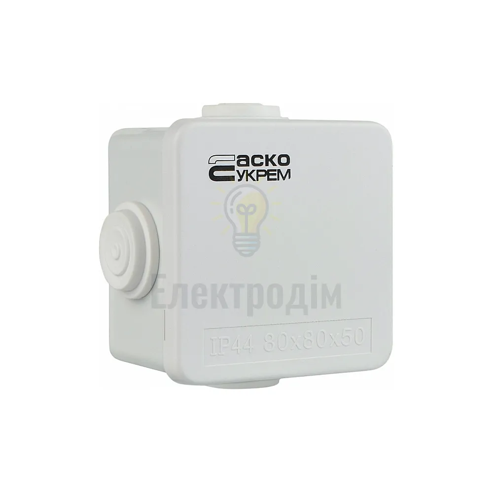 Розподільча коробка АСКО TY-RA 80х80х50 біла A0150170014 