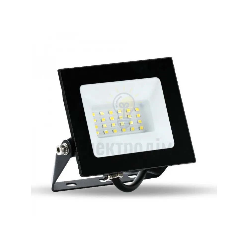 LL-1020ARD 20W 1600Lm 6500K (126,5*114*28мм) чорний IP65 80016  - фото 2