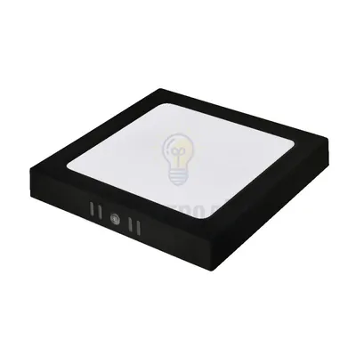 Світильник накладний LED 18W 3CCT 1660Lm ІР20 чорний квадрат 016-084-0018-020 — купити в Електродім