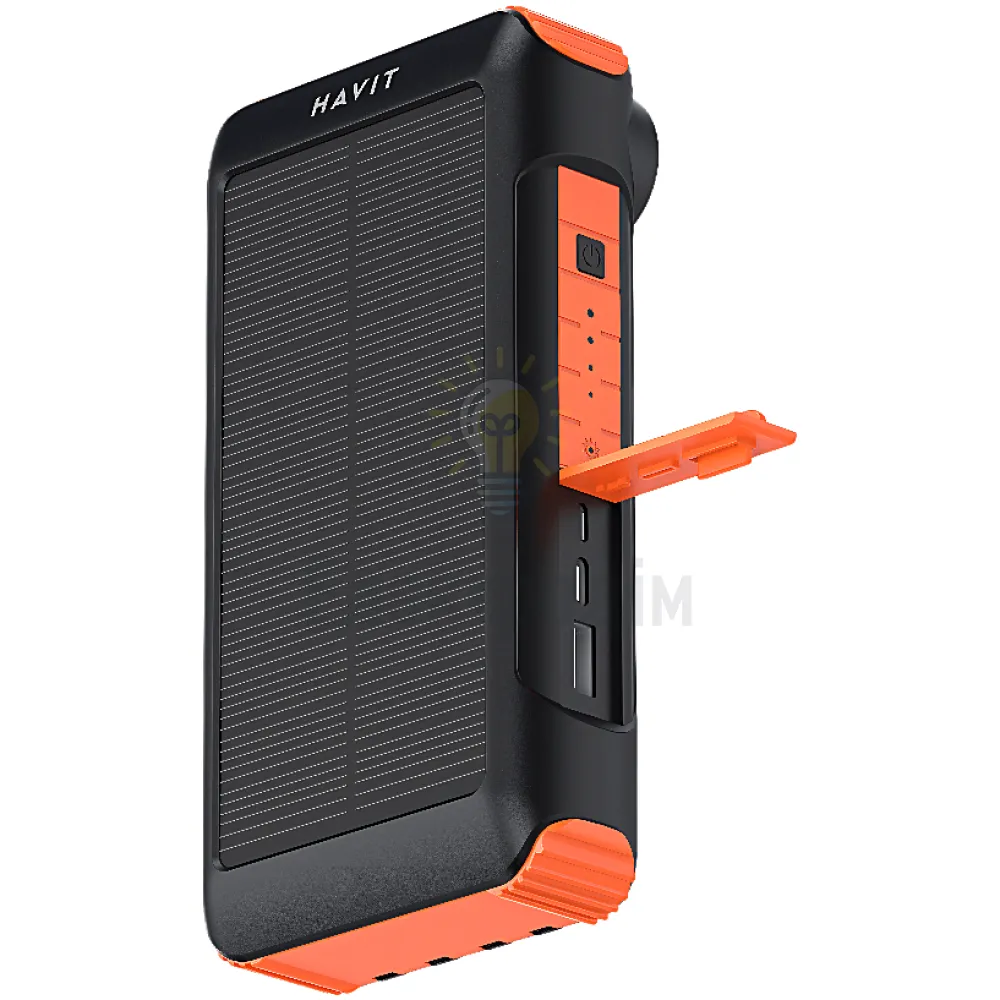 Павербанк Захищений з сонячною батареєю HAVIT 20000mAh HV-PB5126  - фото 1