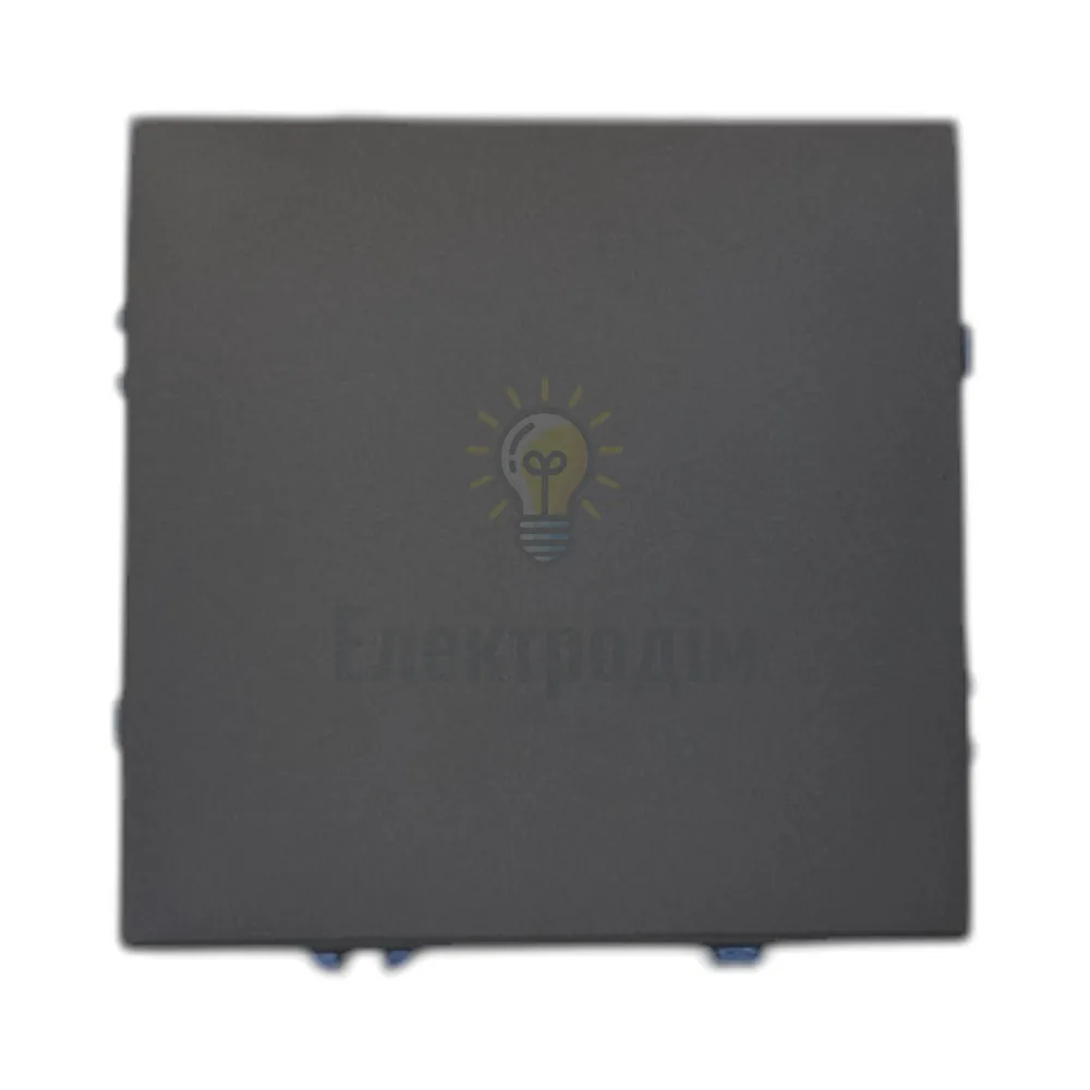 EV111V-B вимикач 1-кл., механізм чорний 10А Soft 80733  - фото 1
