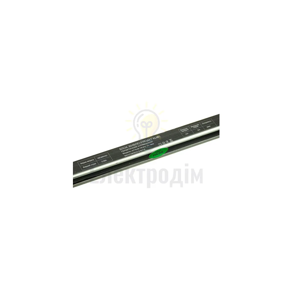 Блок  живлення 12В AVT SLIM Блок живлення AVT SLIM 12V IP67 3А - 36W 1021916  - фото 3