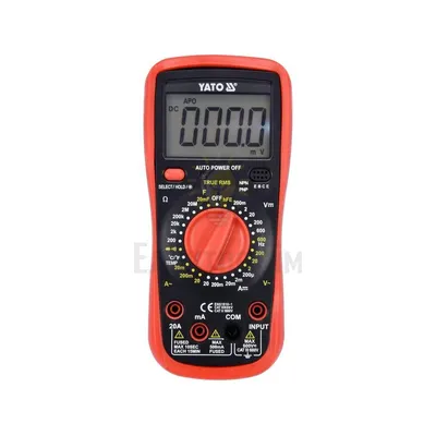 Yato Цифровий багатофункціональний вимірник TRUE RMS YT-73083 — купити в Електродім