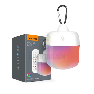 LED Світильник акумуляторний сенсорний з пультом VIDEX VL-NL103W-R — купити в Електродім