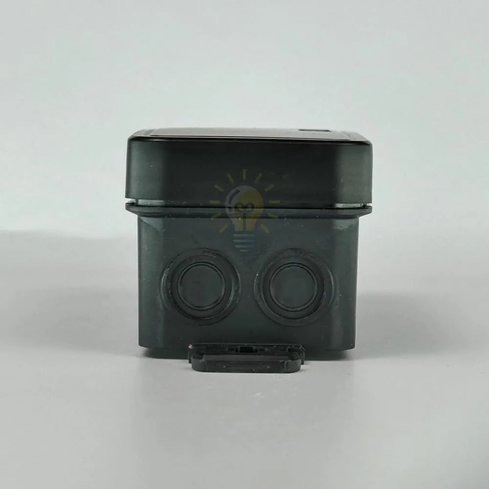 Коробка розподільча СКІМ K45B 85х43х39 чорна IP44 B1102005  - фото 4