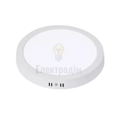 016-083-0036-010 Світильник накладний LED 36W 3CCT 3600Lm 160-265V d-290*h32мм ІР20 білий кругл. 016-083-0036-010 — купити в Електродім