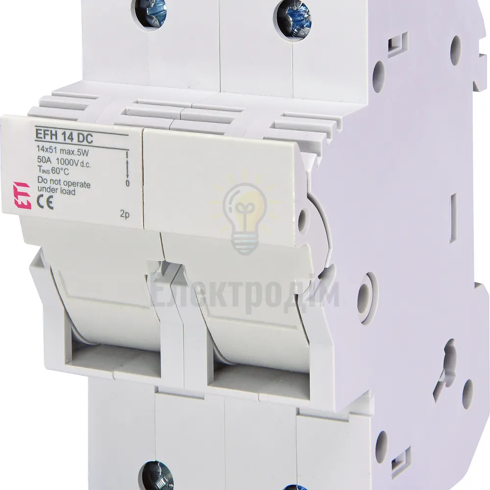 Тримач EFH 14 2P 50A 1000V DC 2560203 