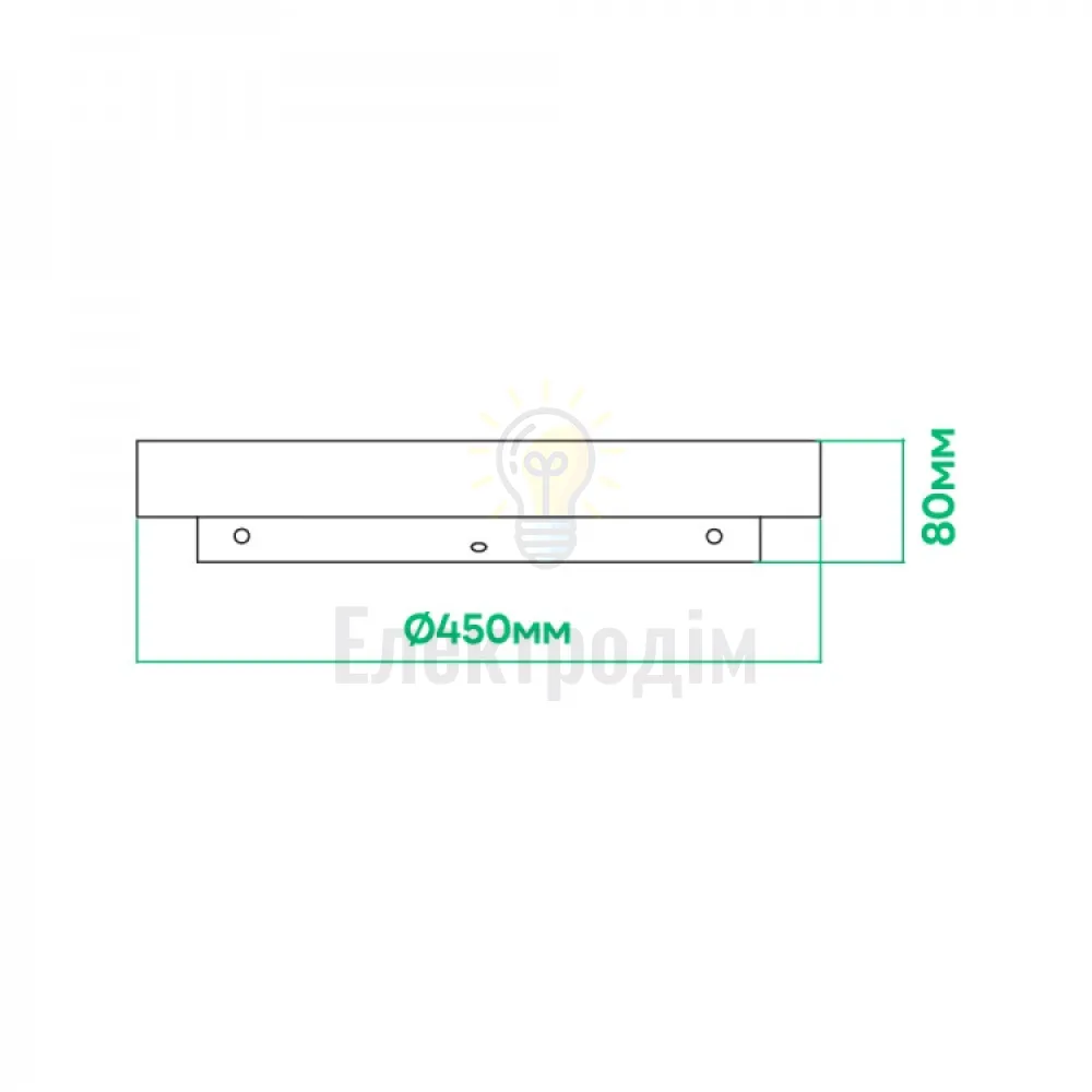 AL6075ARD 72W коло 4820Lm 2700K-6500K 450*80mm GLOW 80257  - фото 4