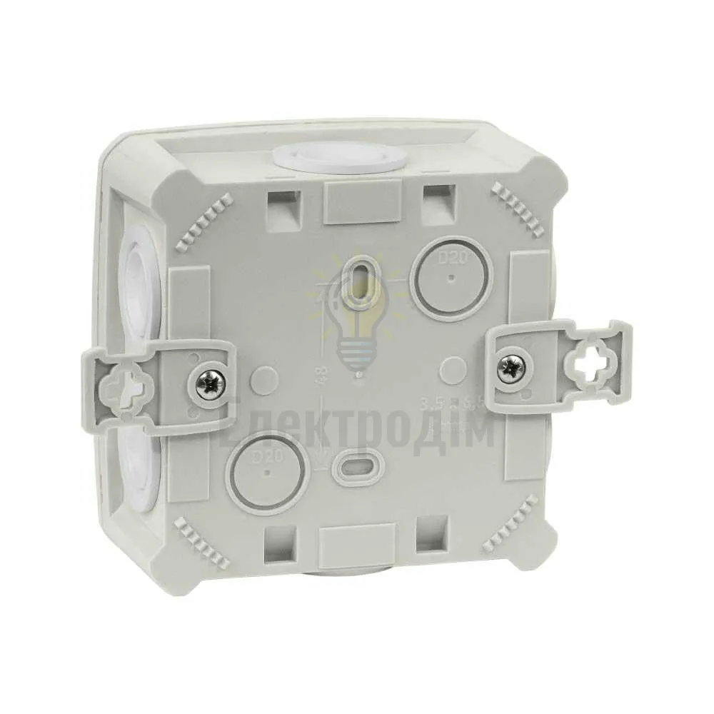 Коробка розподільча СКІМ 114х114х54 (K115) сіра В1102008  - фото 5