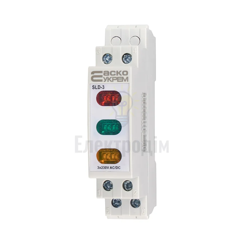 Модульний сигнальний індикатор 230V AC/DC SLD-3 A0140030036  - фото 3