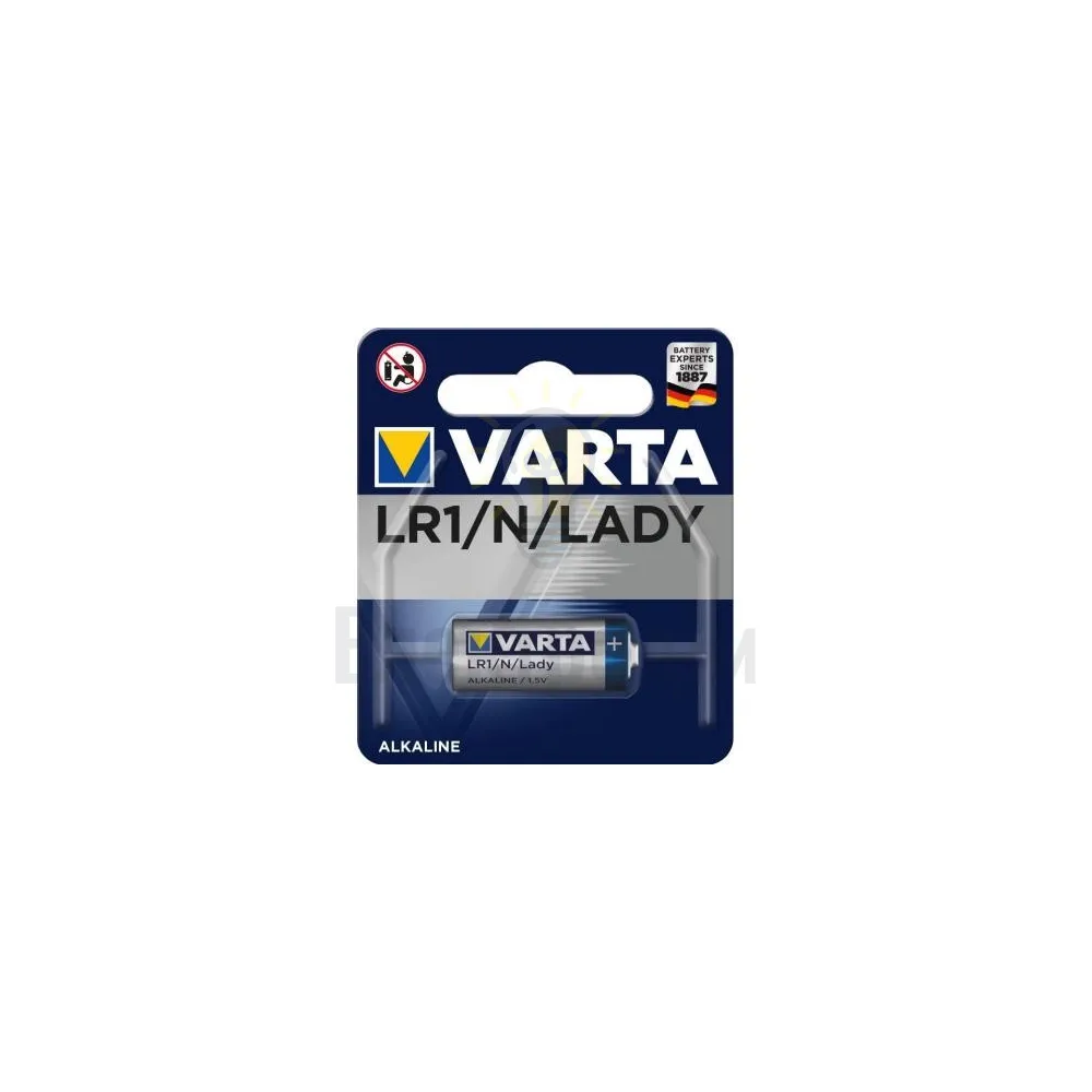 Батарейка VARTA LR1 (бл-1шт) Electronics 4001101401 