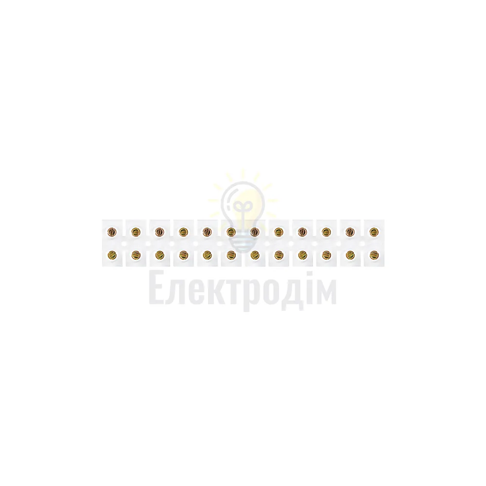 Клемна колодка тип Н 30 мм /  80А біла АСКО A0130040012  - фото 1