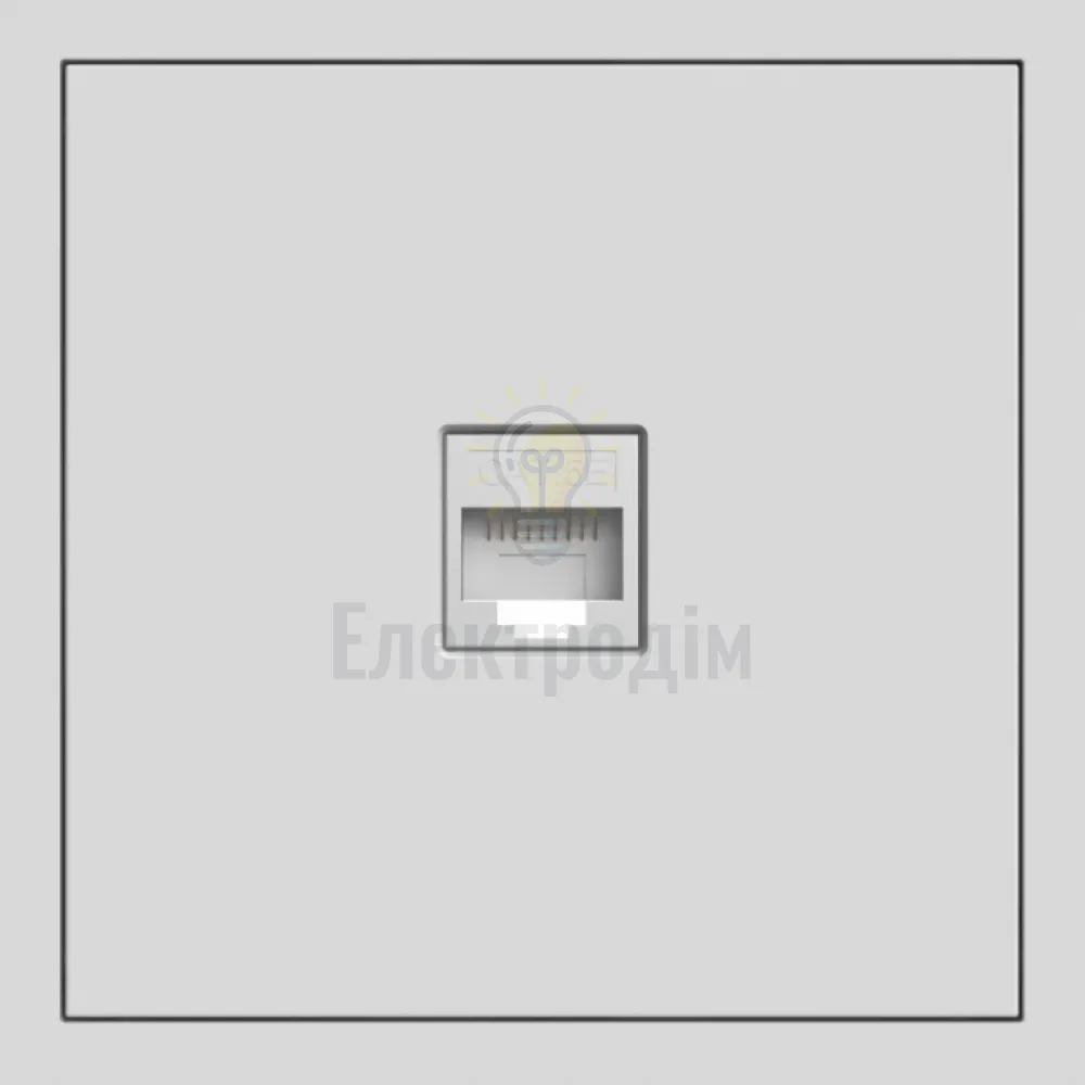 ER151PC-W розетка комп’ютерна, механізм білий Soft 80722  - фото 1