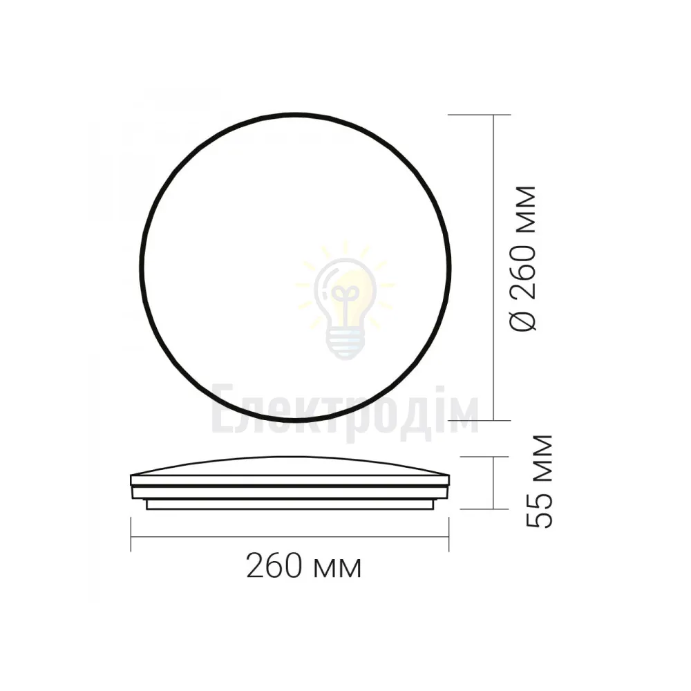 AL575ARD 18W коло накладний зірк. небо 1300Lm 5000K 260*55mm SILVER 80694  - фото 6