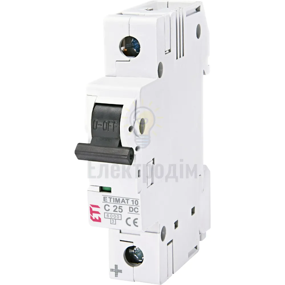 Авт. вимикач ETIMAT 10 DC 1p C 25A (6 kA) 2137718 