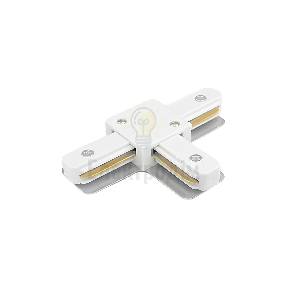 Конектор Т-подібний Feron LD1003 білий 10332 