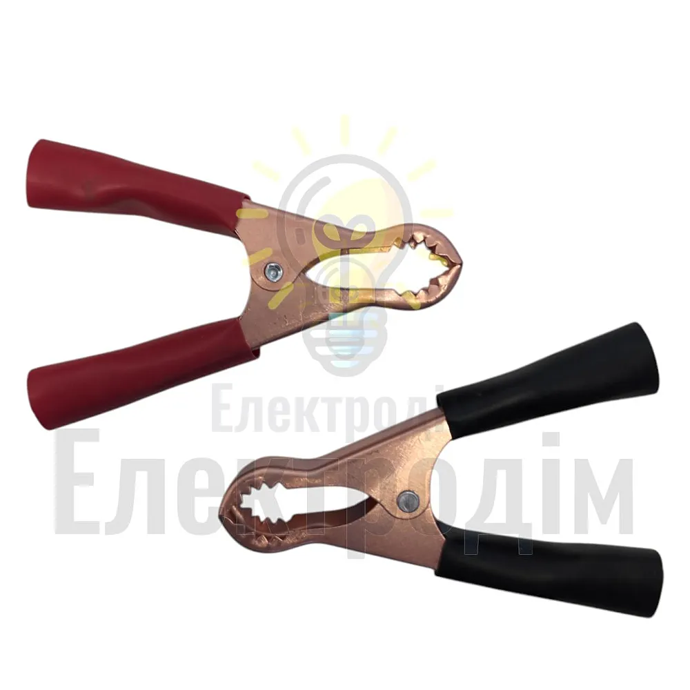 Крокодил Lemanso 50А довж. 79мм LM9150  (1черв+1чорн) LM9150 