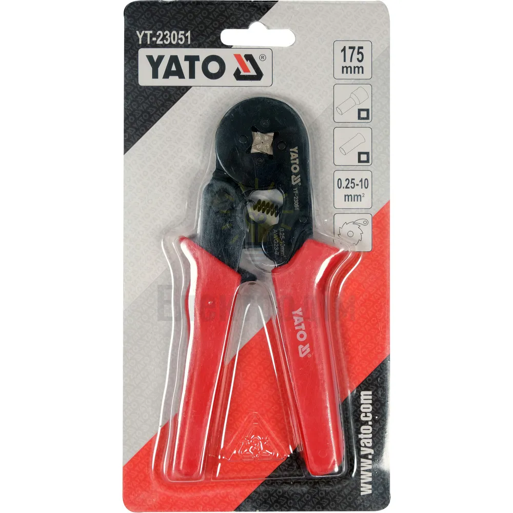 Обтискні плоскогубці для роз'ємів YATO YT-23051  - фото 2