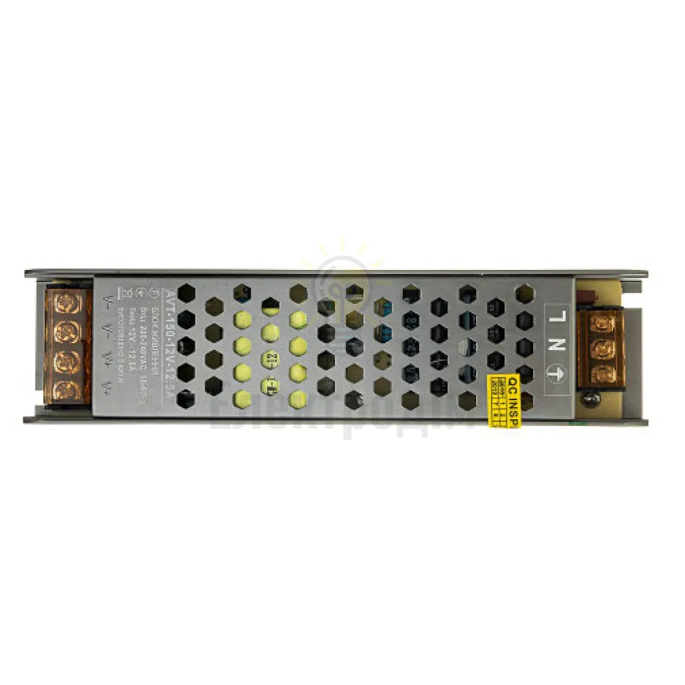 Блок  живлення 12В AVT IP20 12,5А - 150W 1019895  - фото 4