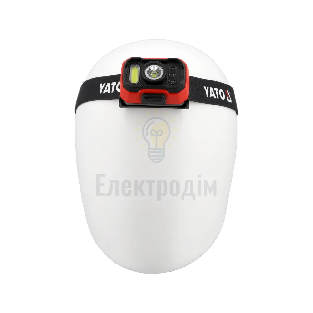 Акумуляторний ліхтар налобний з датчиком руху YATO YT-085942  - фото 6