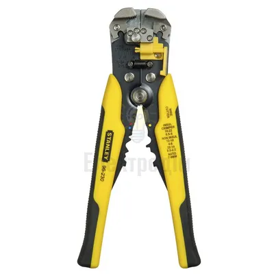 Знімач ізоляції Кліщі для обтискання і зачистки проводів STANLEY, Ø=0,8-2,6 мм FMHT0-96230 — купити в Електродім
