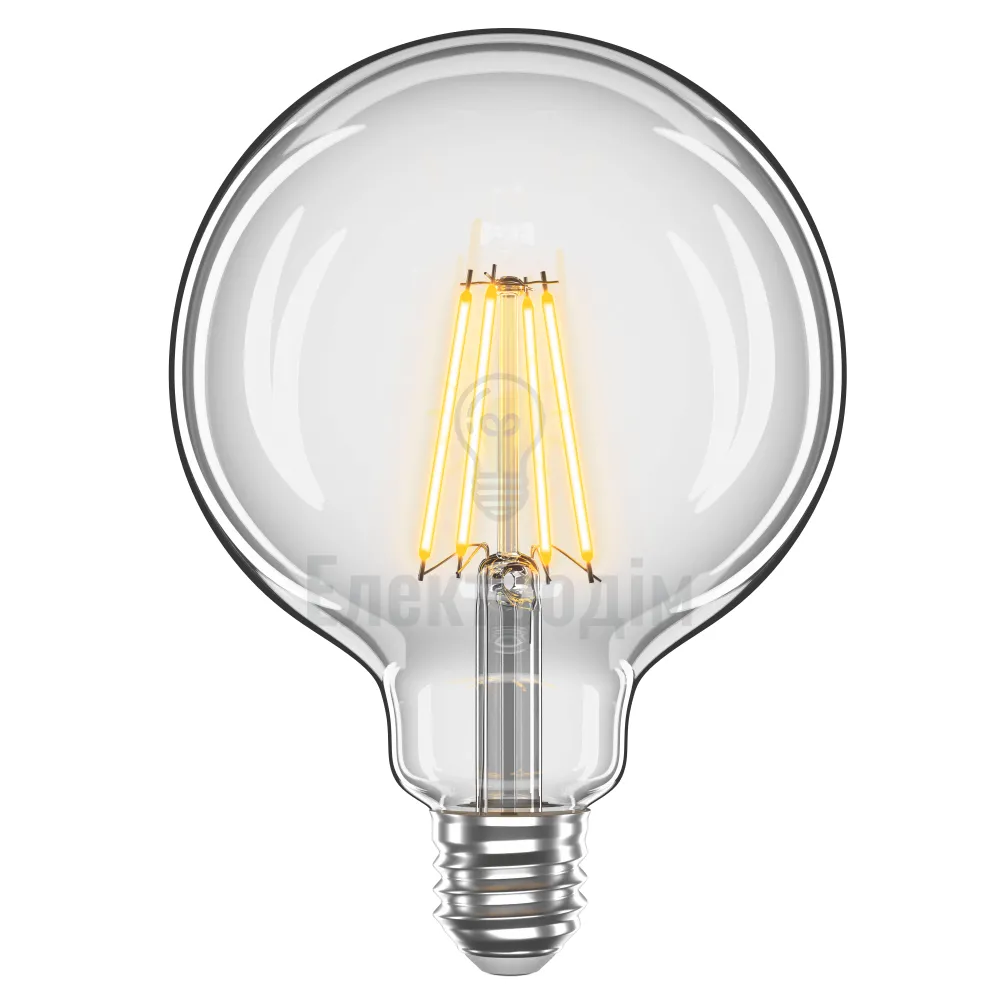 LED лампа VELMAX V-Filament-G125, 8W, E27, 4100K, 800Lm 21-47-18 