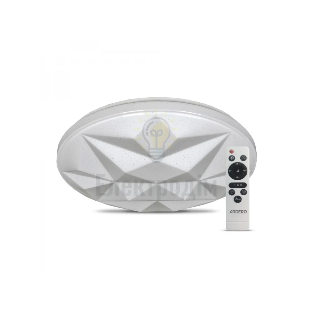 AL5000-2ARD 54W коло 4050Lm 2700K-6500K 400*400*73mm RGB AMBER 80051  - фото 1