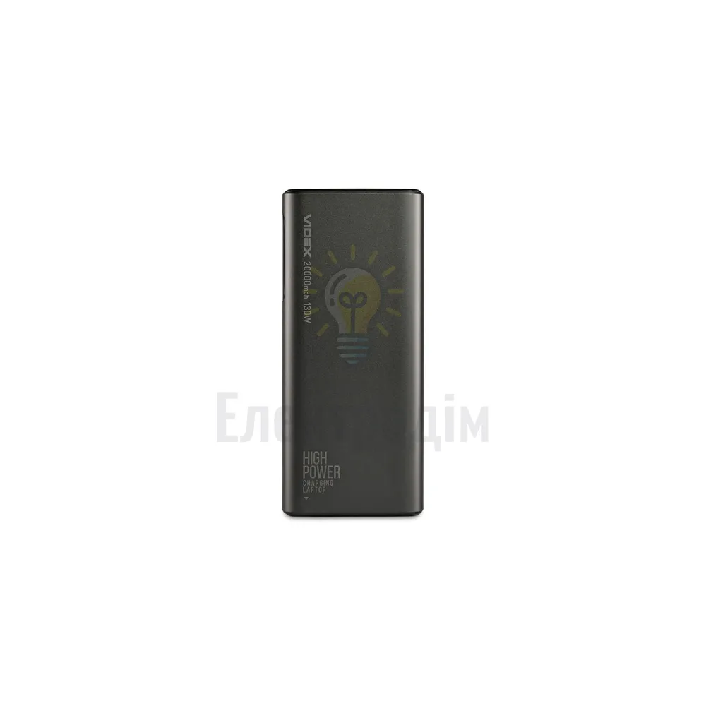 Повербанк 20000mAh VIDEX VPB-323 130W PD100W +Display VPB-323-B  - фото 8