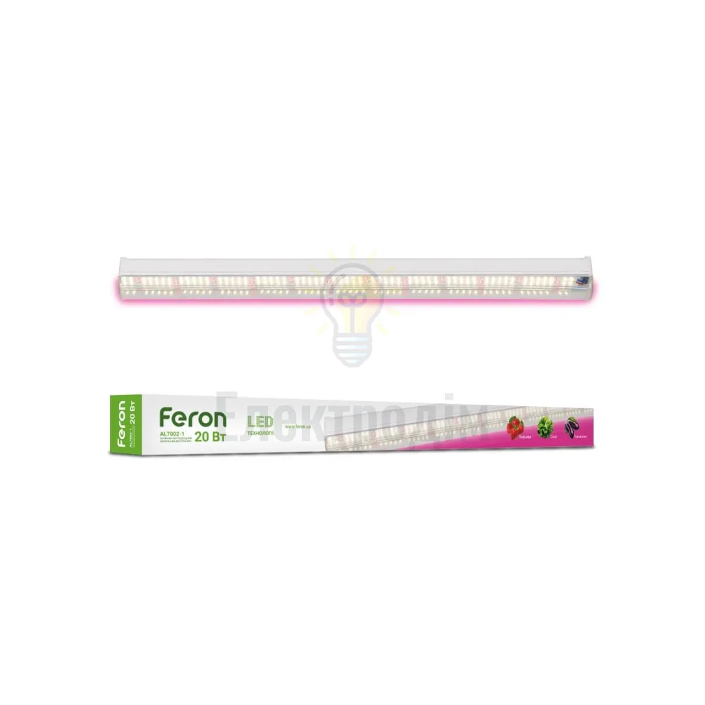 AL7002-1 20W, AC180-240V 600*38*45mm 50/60Hz IP20 80897 