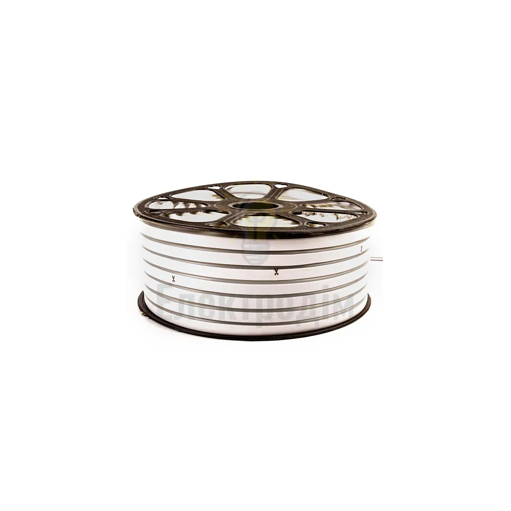 LED НЕОН Неонова стрічка світлодіодна біла нейтральна 12V 6х12 AVT-smd2835 120LED/м 13Вт/м IP65 1018080  - фото 1