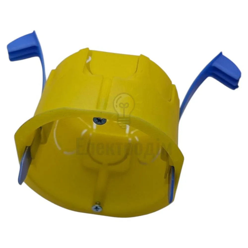 Коробка інст.набірна в гіпс. d-68мм. лапка-стяжка 97-01-0031 