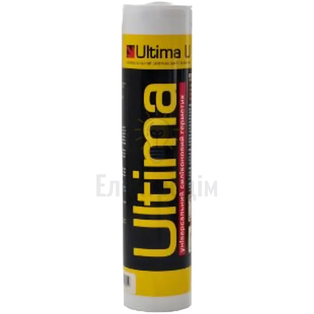Герметик Силикон ULTIMA ULTIMA Герметик універсальний, силіконовий білий 280мл ПТ-9642 