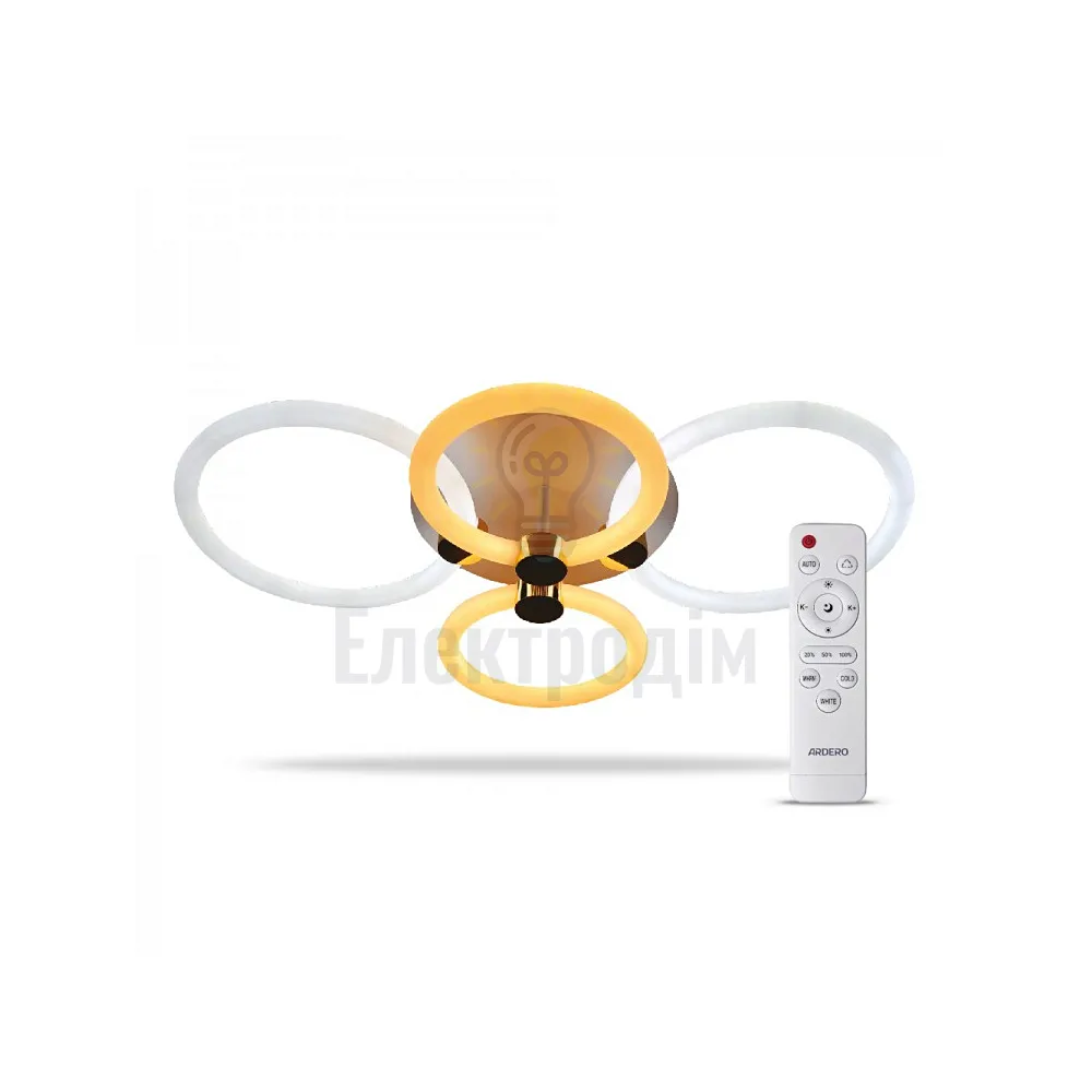 AL6134-1ARD 76W коло 8450Lm 3000K-6500K 615*415*130mm FELICITY GOLD 80072 
