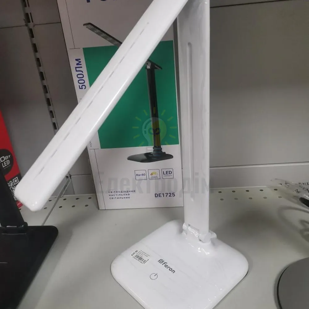 Настільний світильник DE1725 білий 30LED 9W (36*15*15cm) 