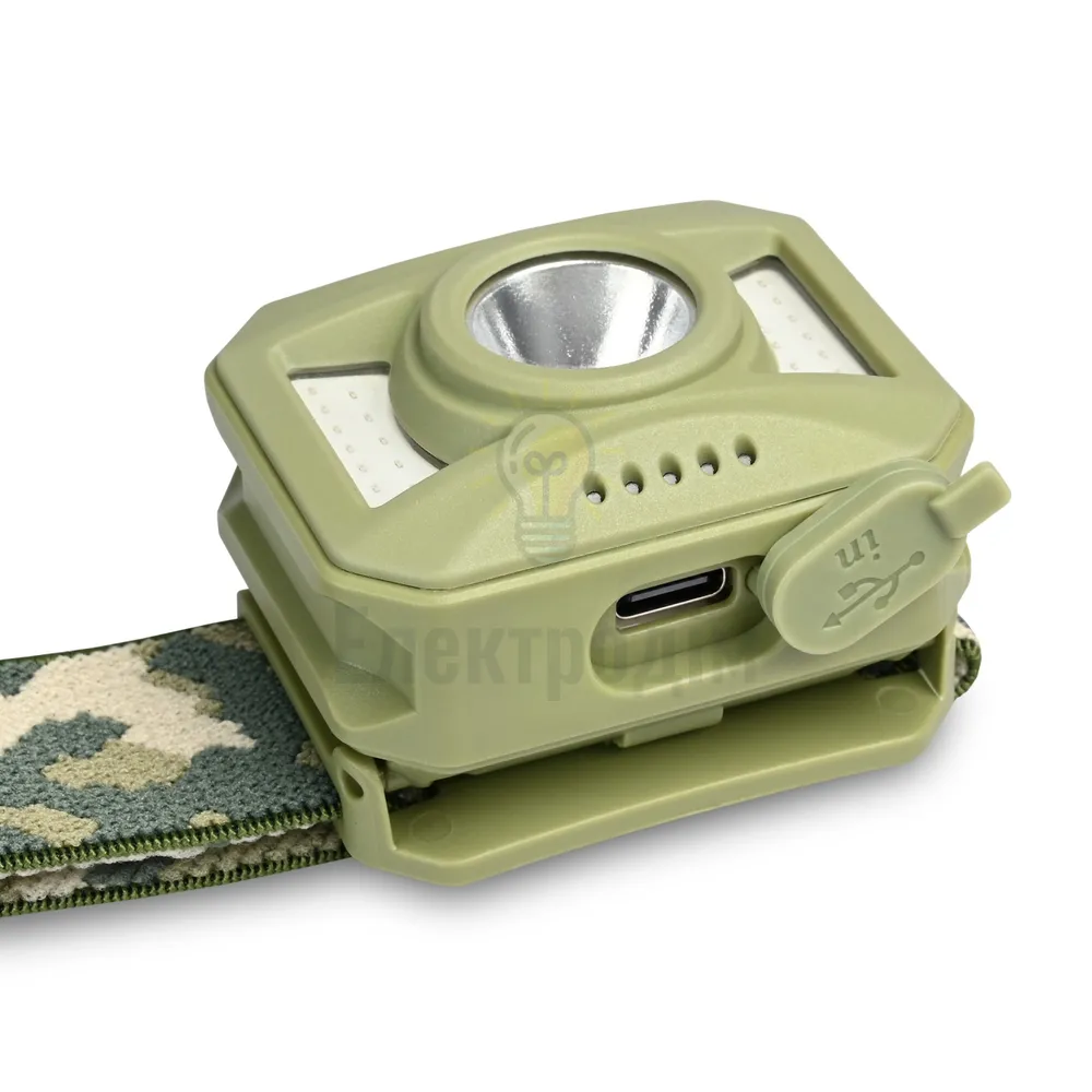 Налобний світлодіодний ліхтарик VIDEX 120Lm RED VLF-H085R-TAC  - фото 4