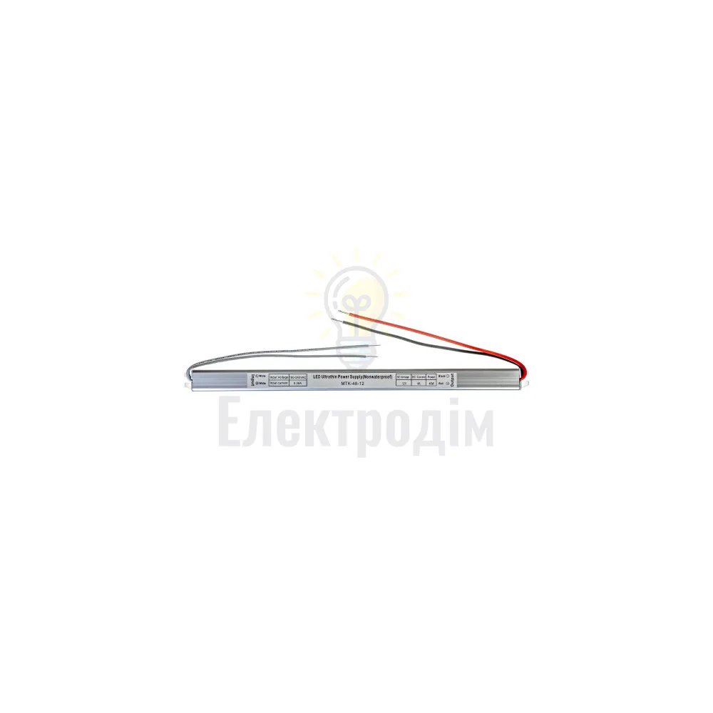 Блок  живлення 12В AVT SLIM 4А -48W SLIM IP20 C 1013418  - фото 2