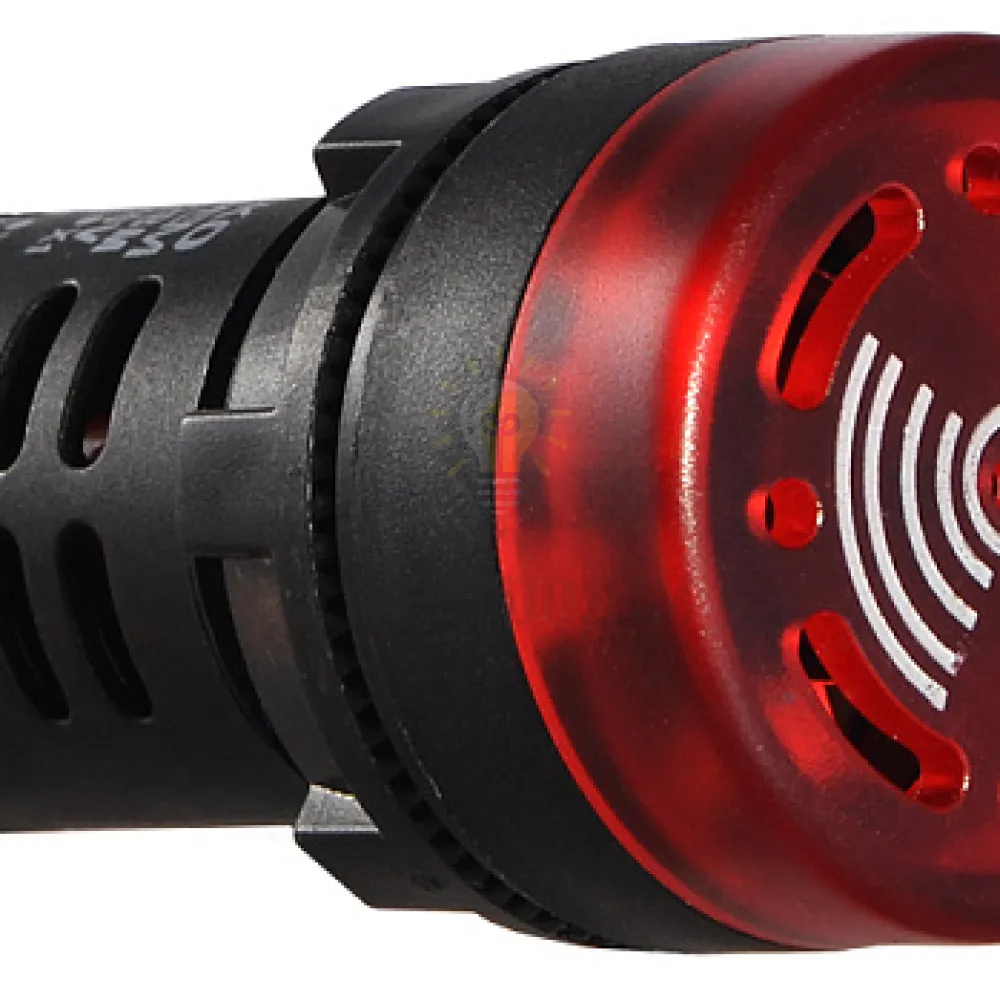 Сигнальна арматура Зумер блимаючий АСКО AD22-22 BM/r 220V АC червоний A0140030159  - фото 2