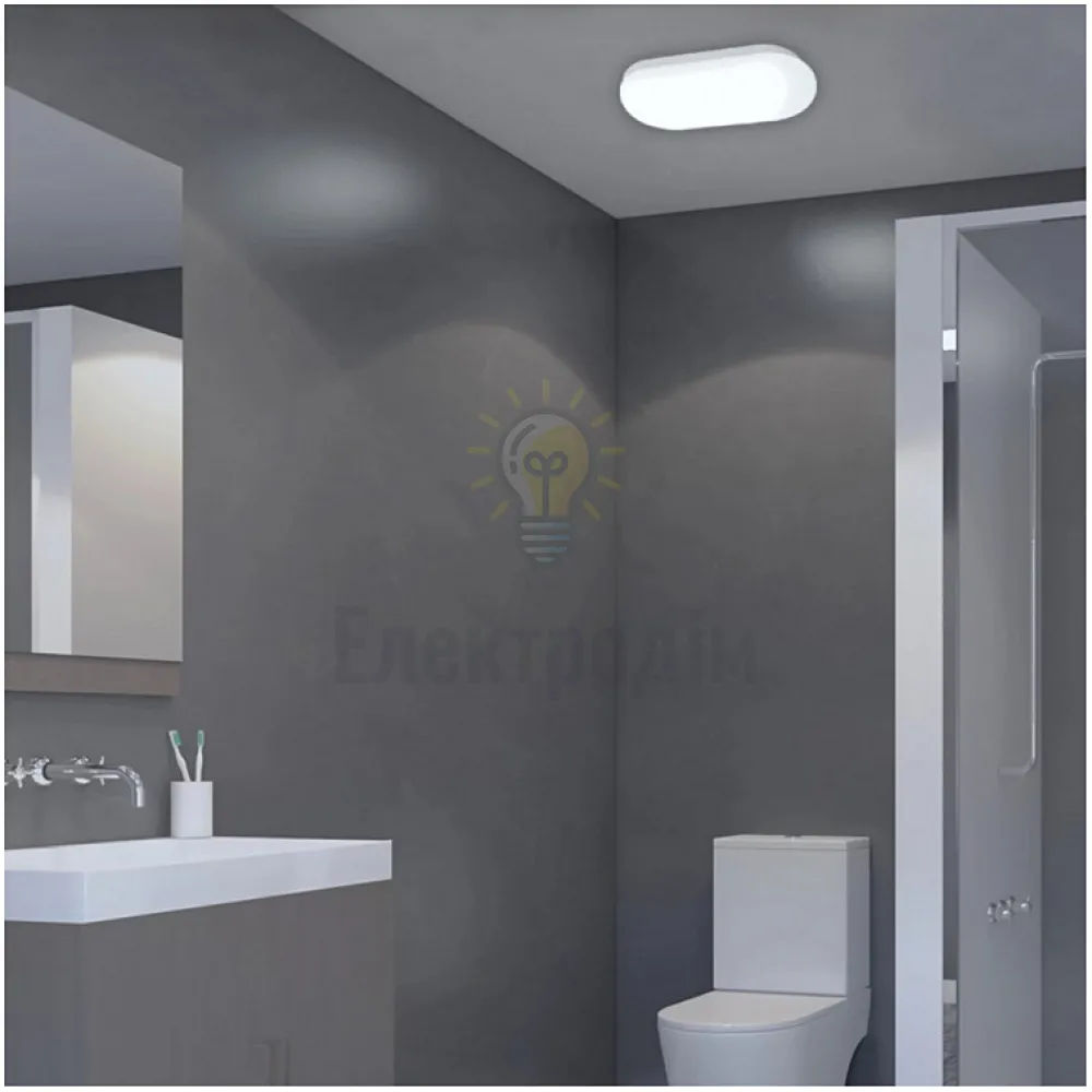 AL3010-O 24 Вт 6500К IP65, овал, 250*125*38 мм LC 80381  - фото 2